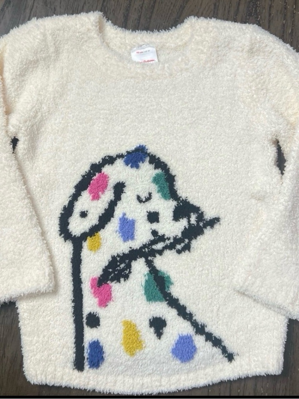 Hannah Andersson Marshmallow Puppy sweater size 3T